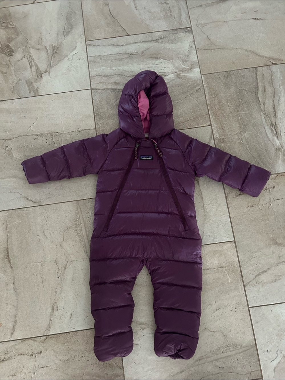 Patagonia Purple Down Hi-Loft Bunting - Infant Snowsuit